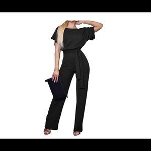 Women’s off the shoulder jumpsuit